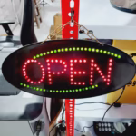 تابلو ال ای دی برنامه دار OPEN 32x16 cm