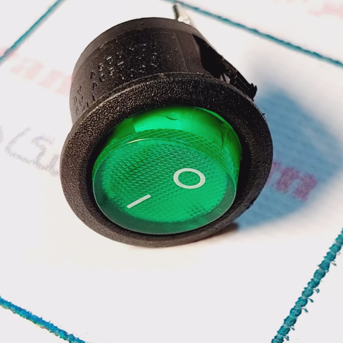 کلید راکر گرد چراغدار - Image 1