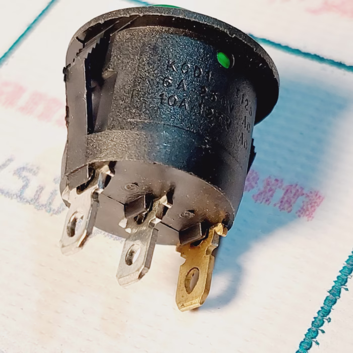 کلید راکر گرد چراغدار - Image 2