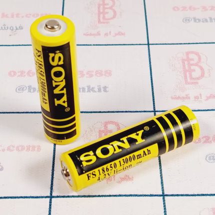 باتری 18650 نوکدار SONY 13000 MA -li-ion 4.2 V