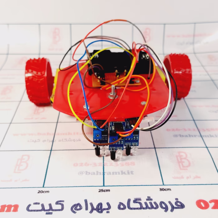 بسته آموزشی ربات خط یاب  بهرام کیت ( جدید ) ترانزیستوری - Image 2
